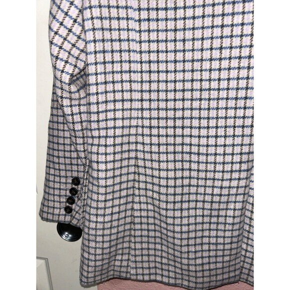 Rails Women's Windsor Plaid Blazer size S Mini Check Plaid Wool Blend - Picture 12 of 12